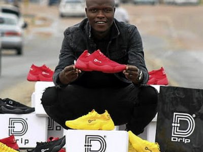 Lekau Sehoana is the founder, owner and Chief Executive Officer (CEO) of Drip Footwear, a multi-million rand sneaker brand he established in 2019
PIC: SUPPLIED